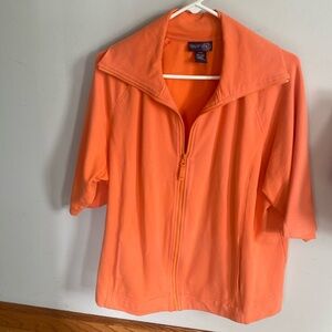 Venezia Jeans Clothing Co Short Sleeve Zip Up Top 18/20